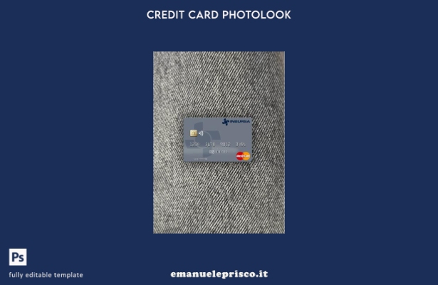 modello frontale photolook mastercard stile Messico Grupo Financiero Inbursa